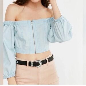Urban Outfitters BDG Off Shoulder Crop Top